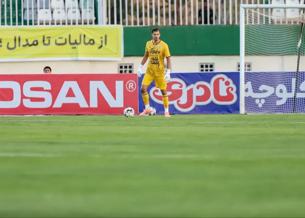 پاس گل دروازهبان ایرالکو هدر رفت!