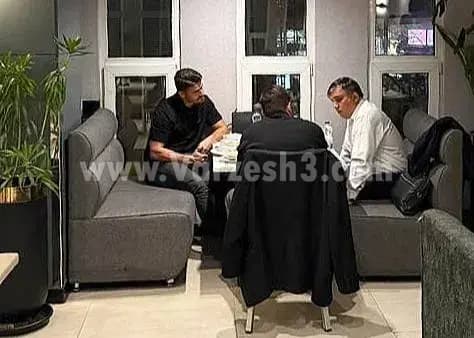جلسه شبانه و سکرت تاجرنیا با وریا!