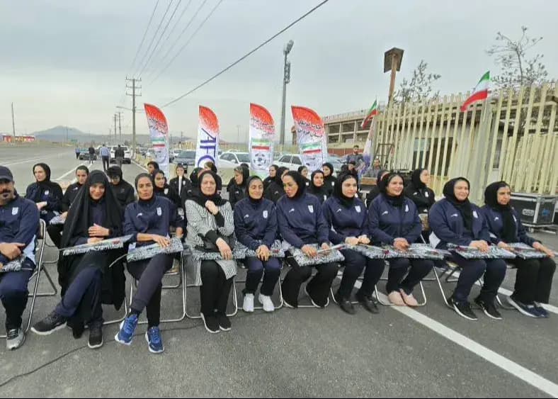 استقبال از تیم ملی زنان در قزوین (عکس)