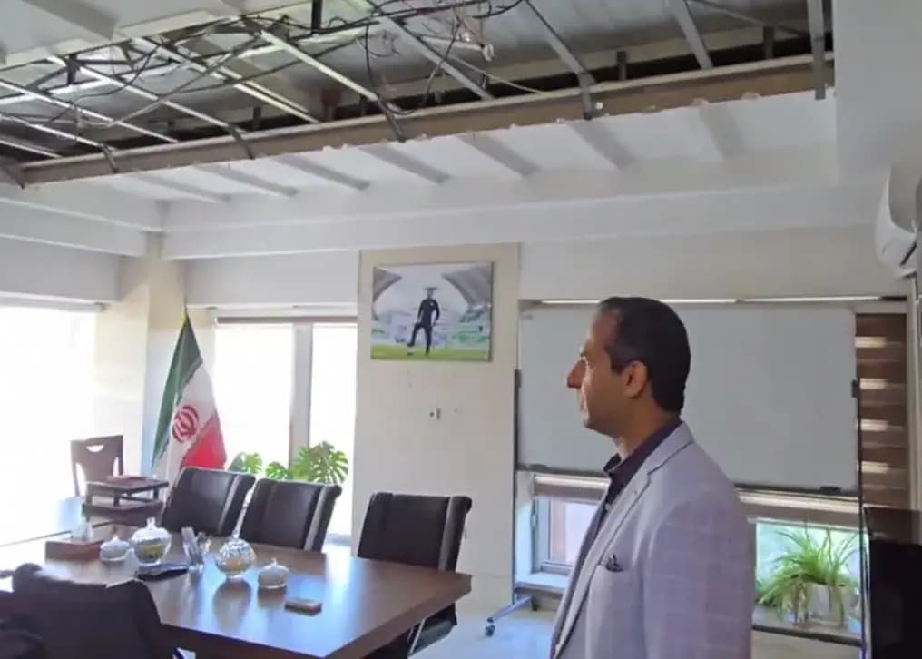 آخرین وضعیت مرکز ملی فوتبال پس از حملات دشمن