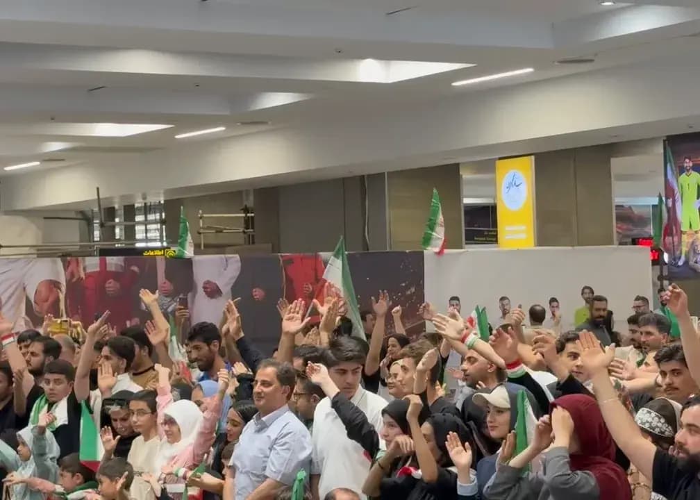 کاروان تیم ملی به تهران رسید
