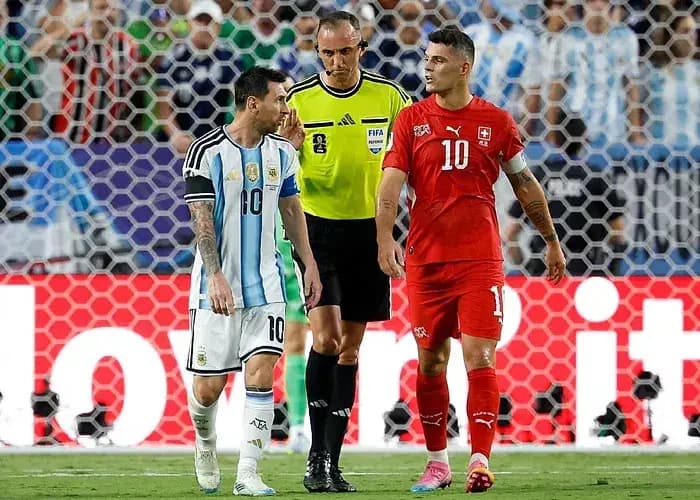 جنگ برزیلی‌ها با آرژانتین: به لطف داور بالا آمدید!