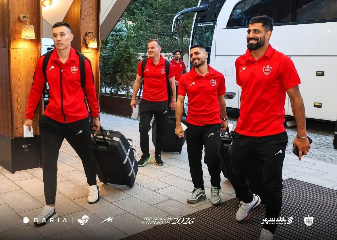 پرسپولیس به ترکیه رسید (عکس)