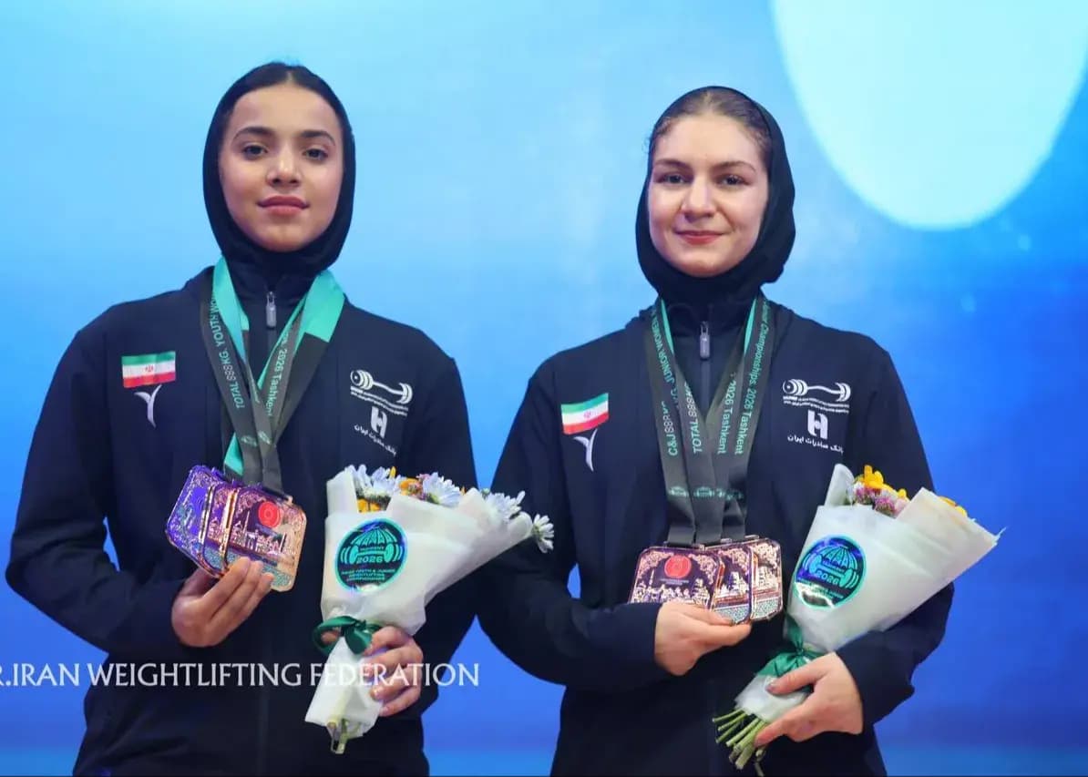 یک نقره و 6 برنز برای دختران وزنه برداری ایران 