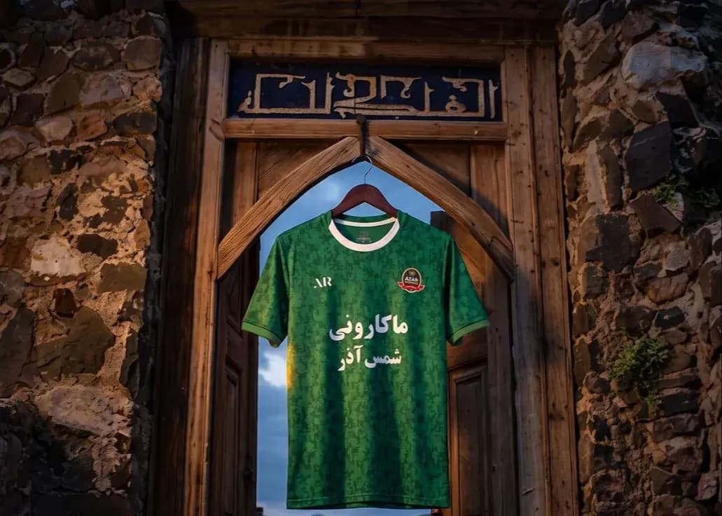 رونمایی از کیت شمس‌آذر مقابل پرسپولیس(عکس)