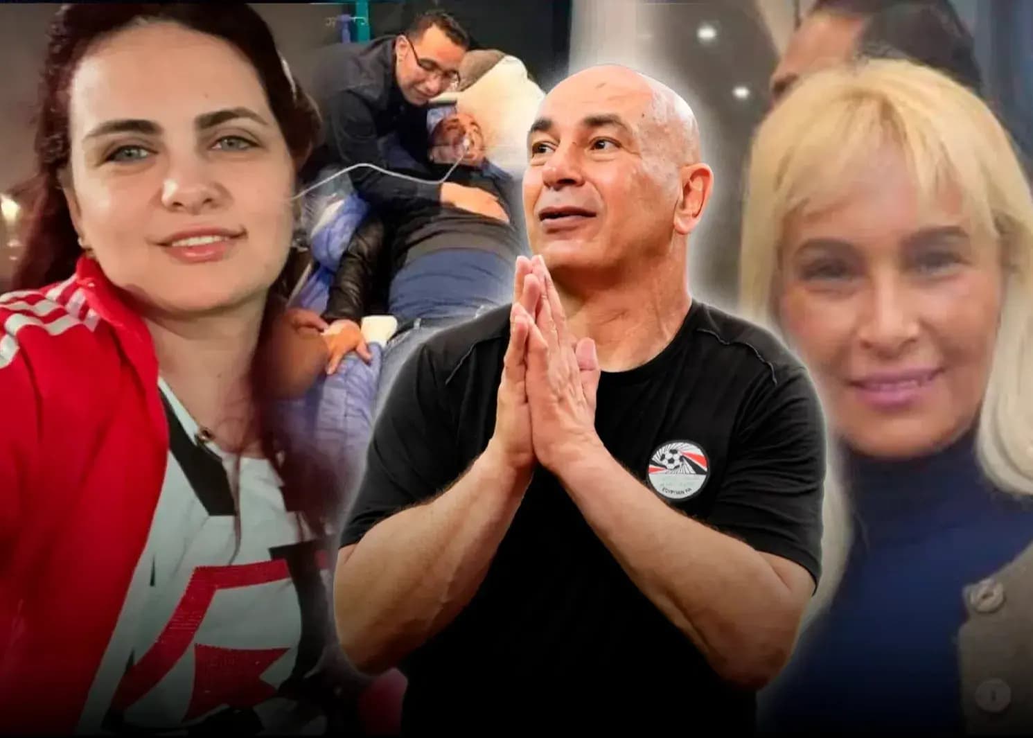 حسام حسن بیهوش و به بیمارستان منتقل شد!