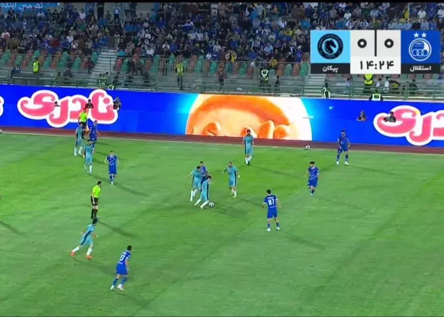 شکنجه مخاطب تلوزیونی: آبی مقابل آبی! 