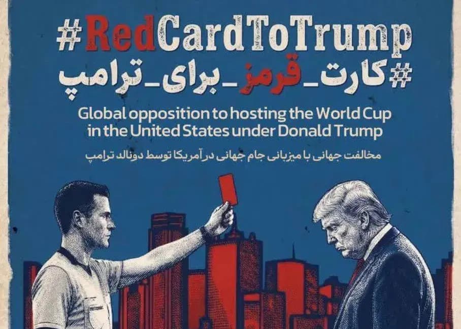 کارت قرمز برای ترامپ در روز ورزش برای صلح